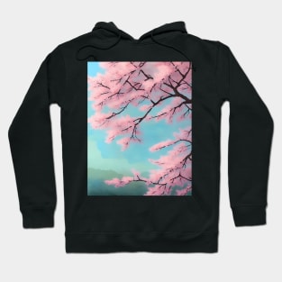 Ukiyo-e Japanese Art - Cherry Blossoms in Full Bloom Hoodie